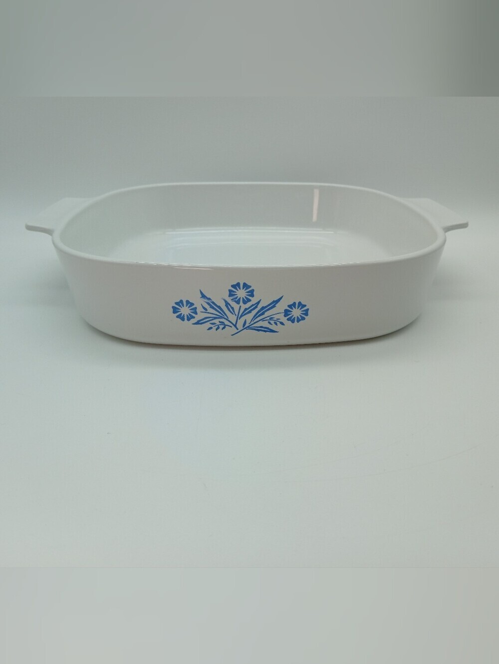 CorningWare Casserole Dish Blue Cornflower Pattern 2.5 Qt